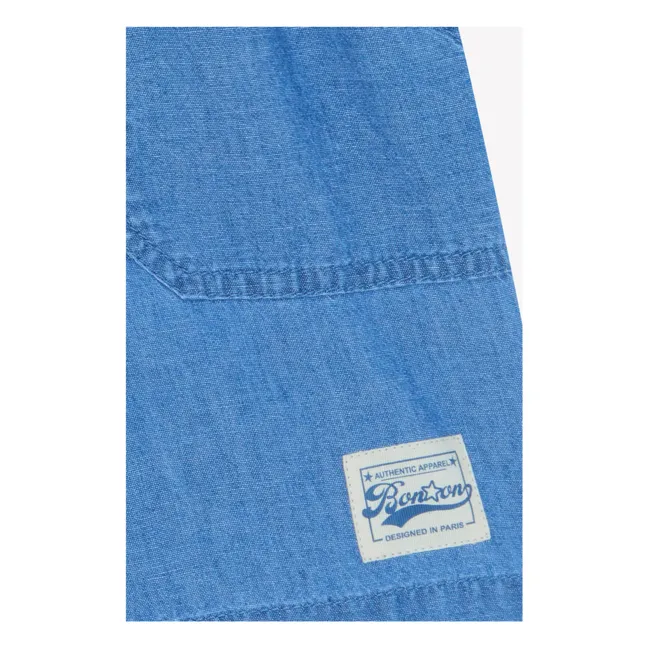 Short Naples Chambray | Bleu jean