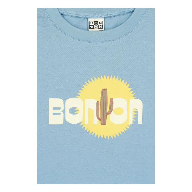 T-shirt Tubo Cactus | Bleu ciel