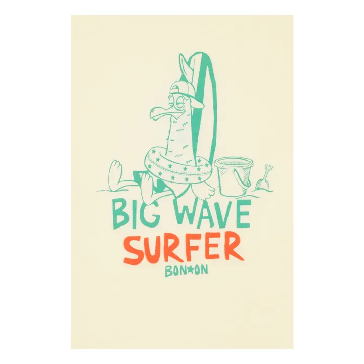 T-shirt Livo Big Wave | Vanille- Image produit n°2