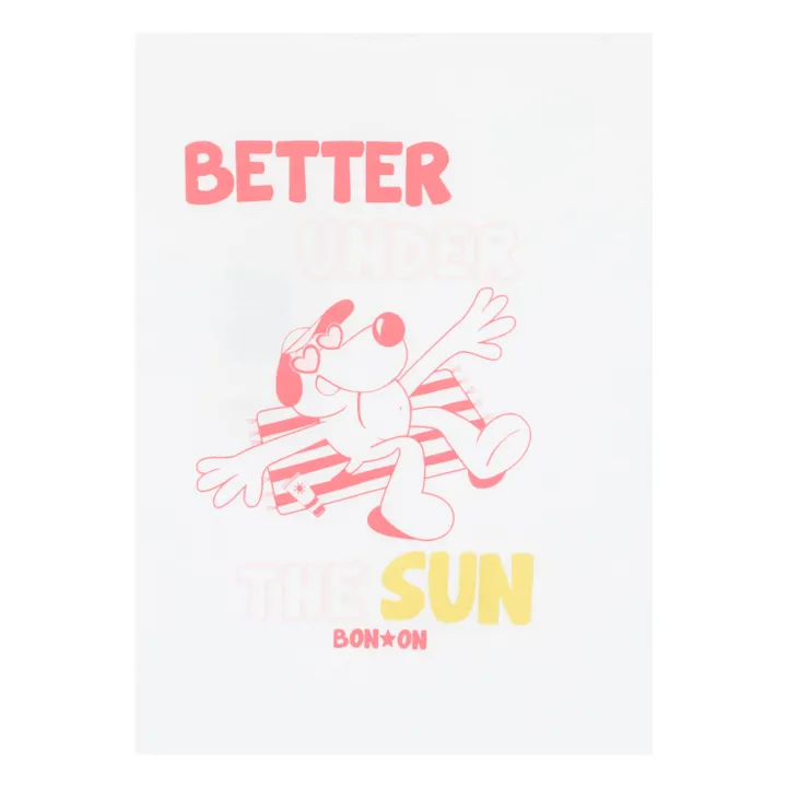 T-shirt Livo Sun | Blanc- Image produit n°2