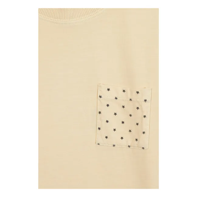 T-shirt Poche Etoiles Nixon | Vanille