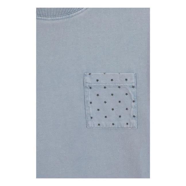 Nixon Star Pocket T-shirt  | Grey blue
