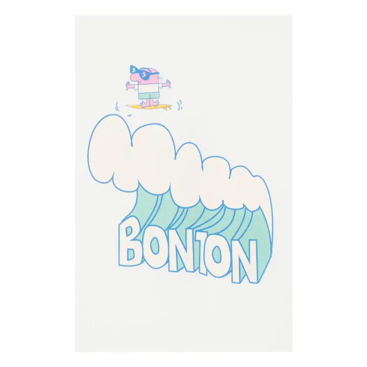 T-shirt Livo Wave | Ecru- Image produit n°2