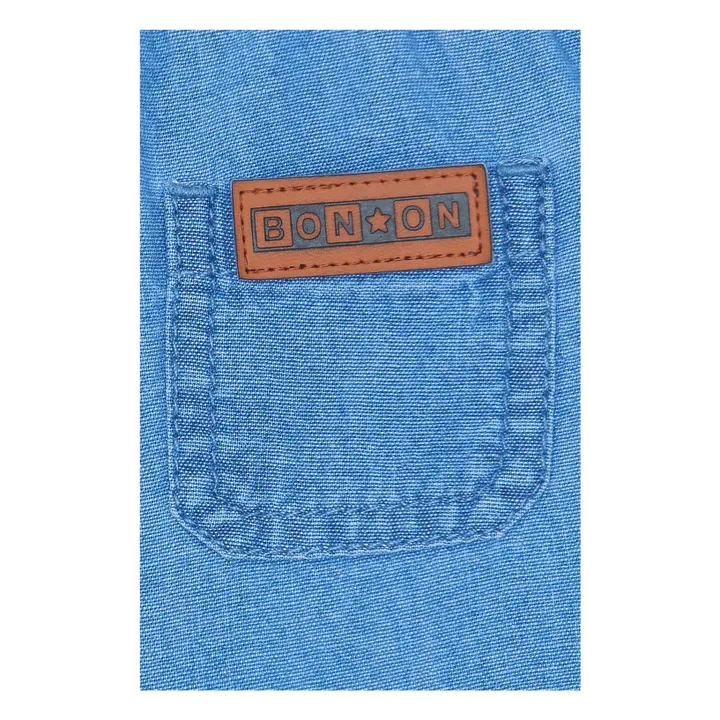 Short Lyon Chambray | Bleu jean- Image produit n°4