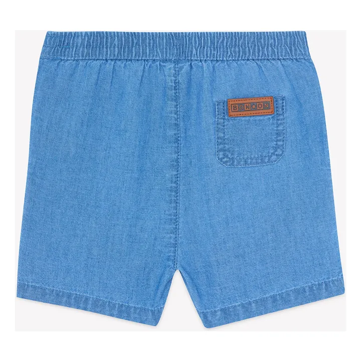Short Lyon Chambray | Bleu jean- Image produit n°3