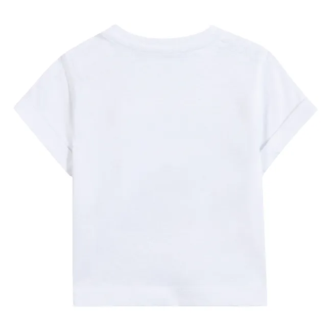 Camiseta de los volantes de bádminton | Blanco