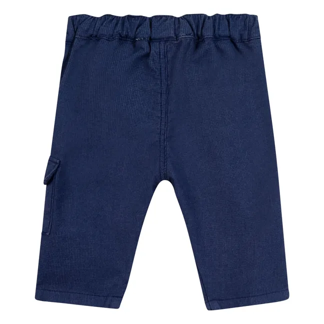 Pantalon Poche | Bleu de mer