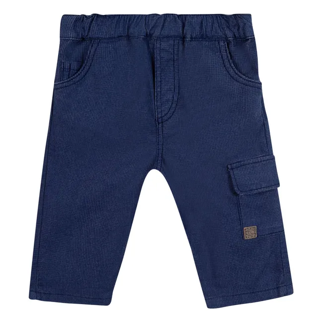 Pantalon Poche | Bleu de mer