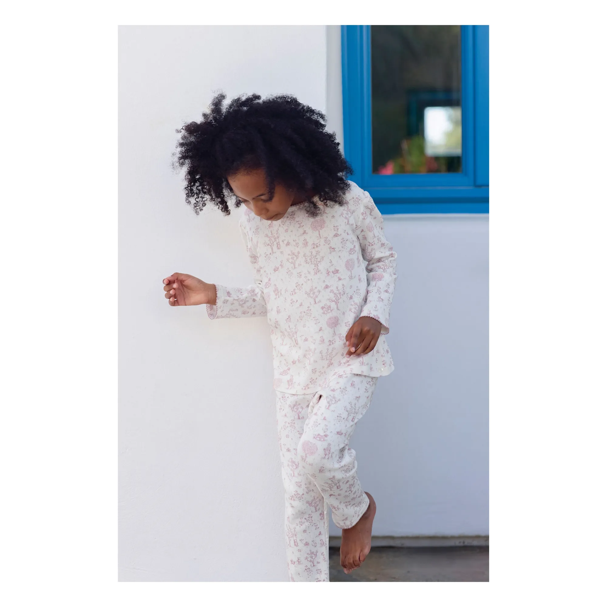 Pyjama Forêt | Vieux Rose- Image produit n°1