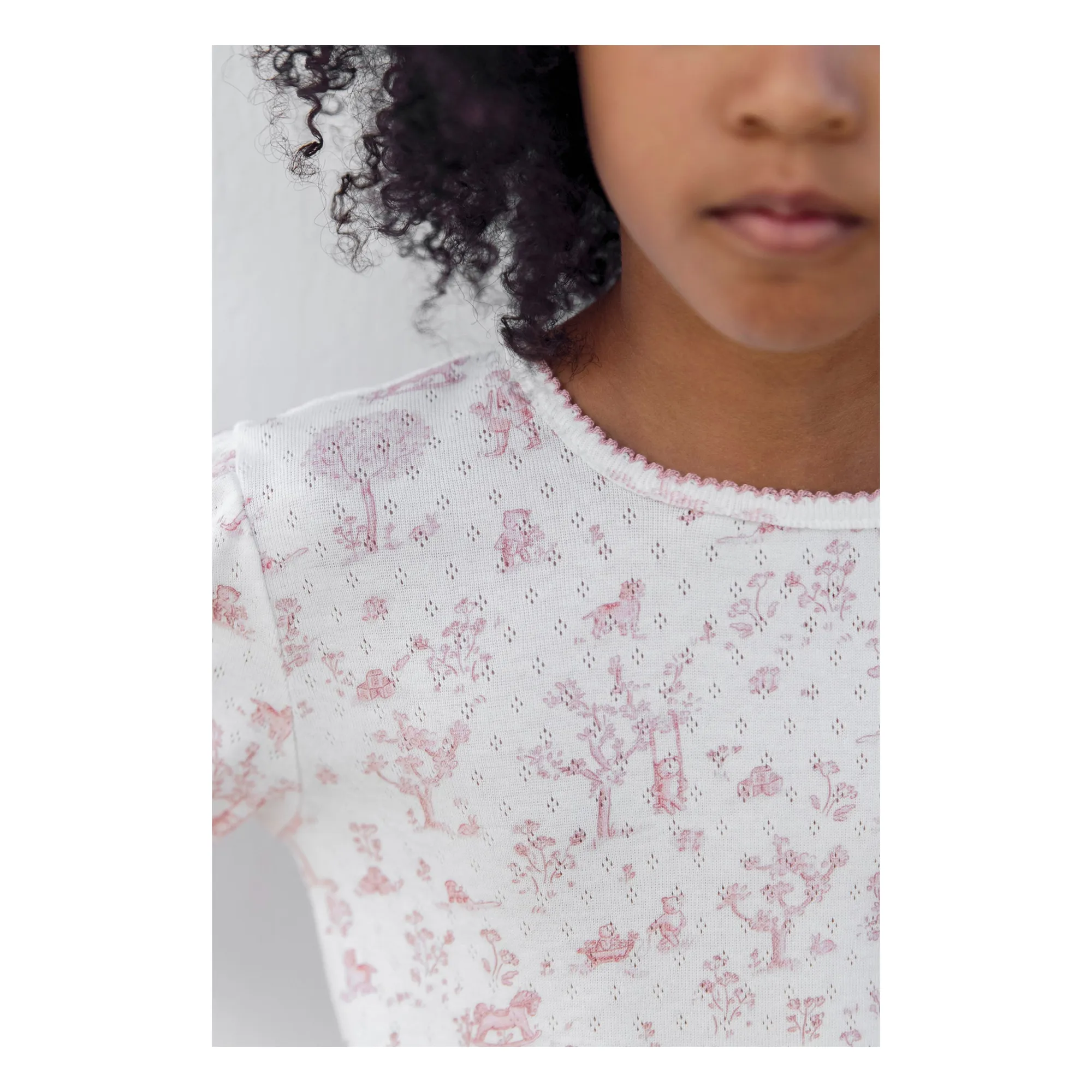 Pyjama Forêt | Vieux Rose- Image produit n°2