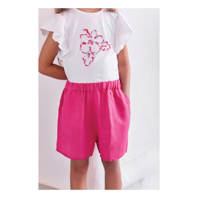 Pantalones cortos de festón | Malva