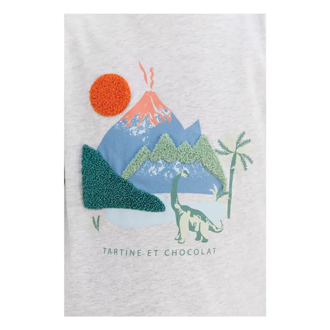 T-shirt Chiné Volcan | Gris