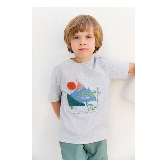 T-shirt Chiné Volcan | Gris