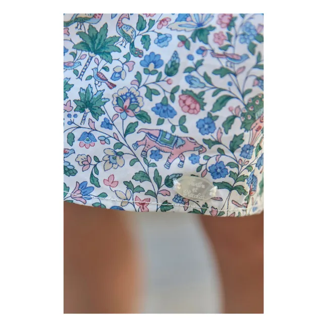 Robe Smockée Liberty Bébé | Blanc