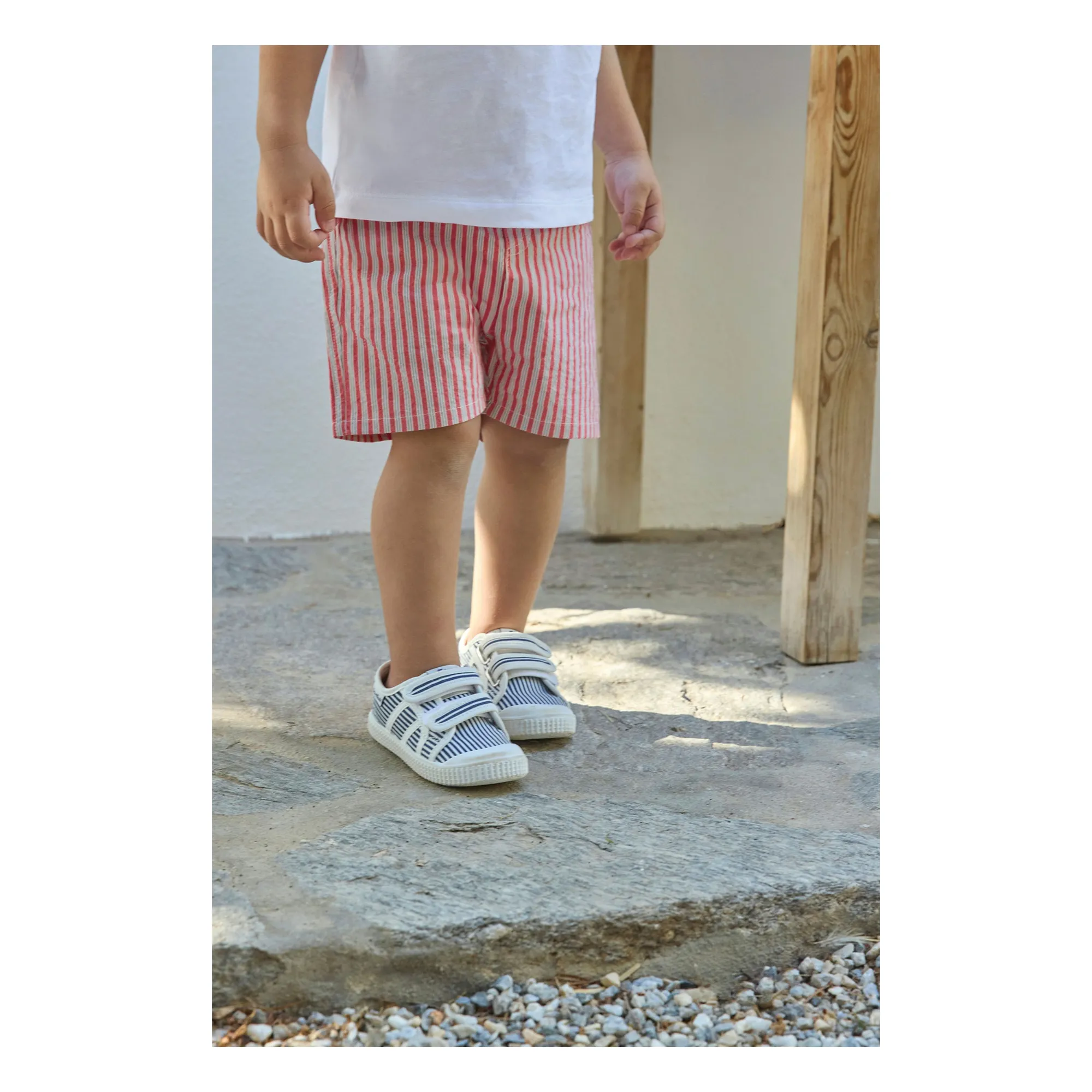 Short Rayé | Rouge- Image produit n°2