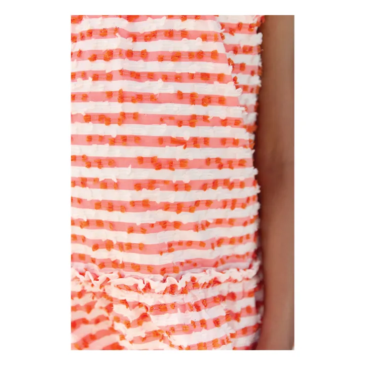 Vestido de rayas sin mangas | Blanco- Imagen del producto n°5