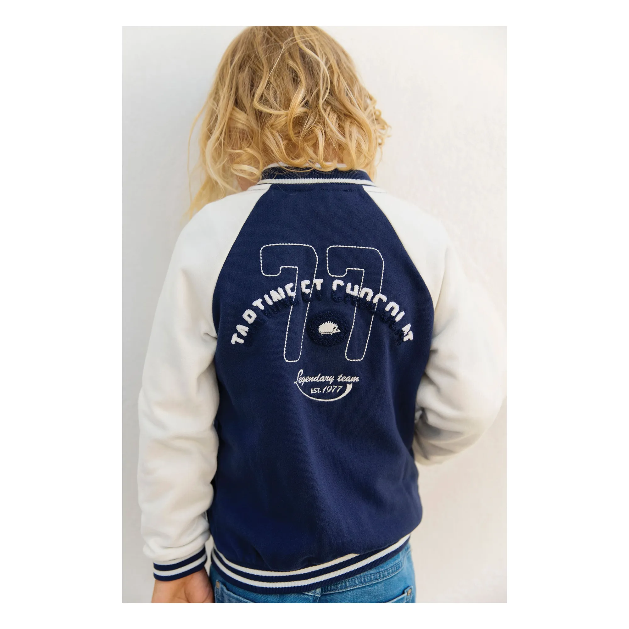 Tartine Et Chocolat Navy Blue Bomber T&C