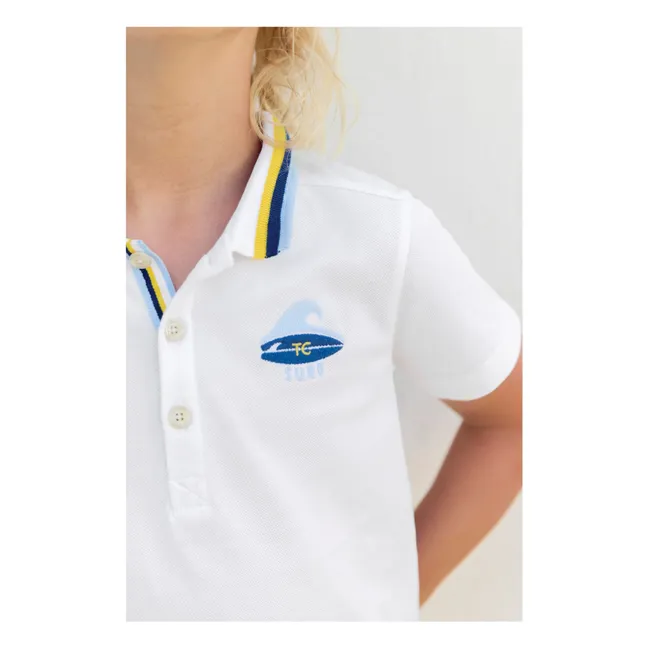 Polo Raquette Badminton | Blanc