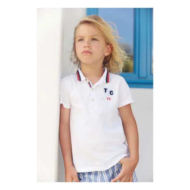 Polo Raquette Badminton | Blanc