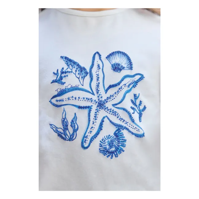 T-shirt Plage | Bleu