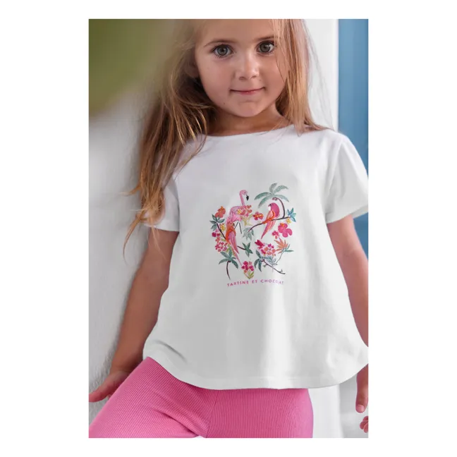 T-shirt Tropique | Blanc