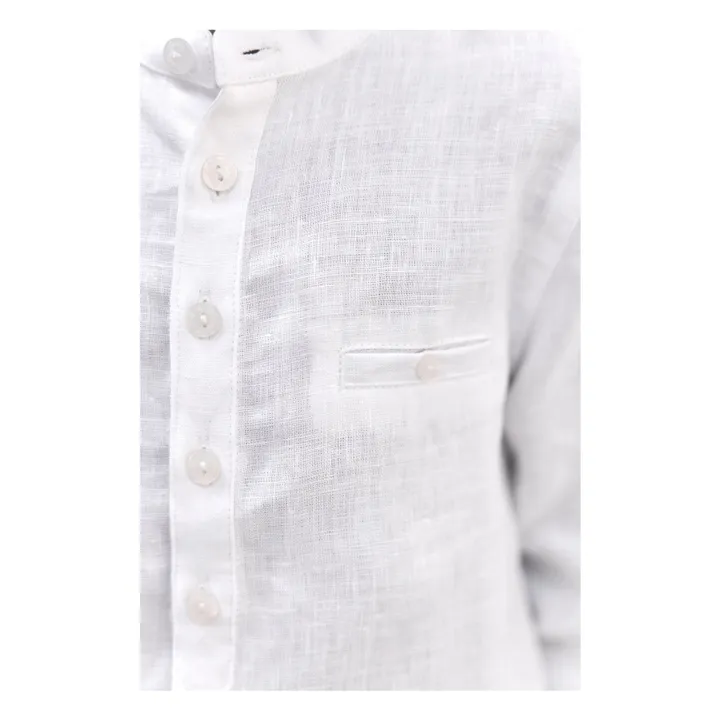 Chemise Lin | Blanc- Image produit n°1
