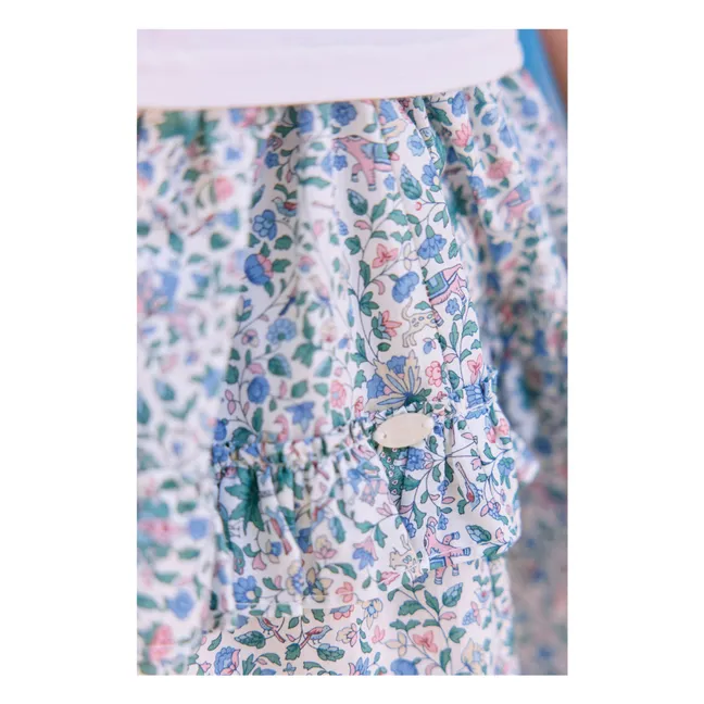 Liberty Ruffle Skirt | White