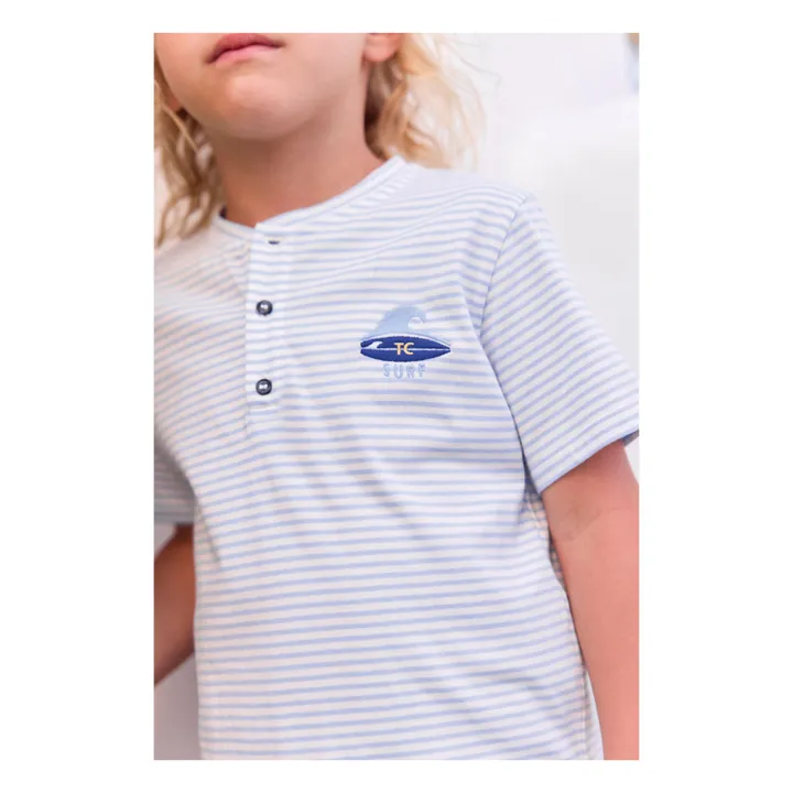 T-shirt Surf | Bleu ciel- Image produit n°2