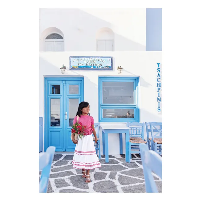 Camiseta de malla Feston | Rosa