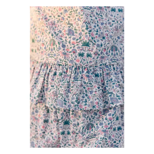 Conjunto de blusa y pantalón corto Liberty | Blanco