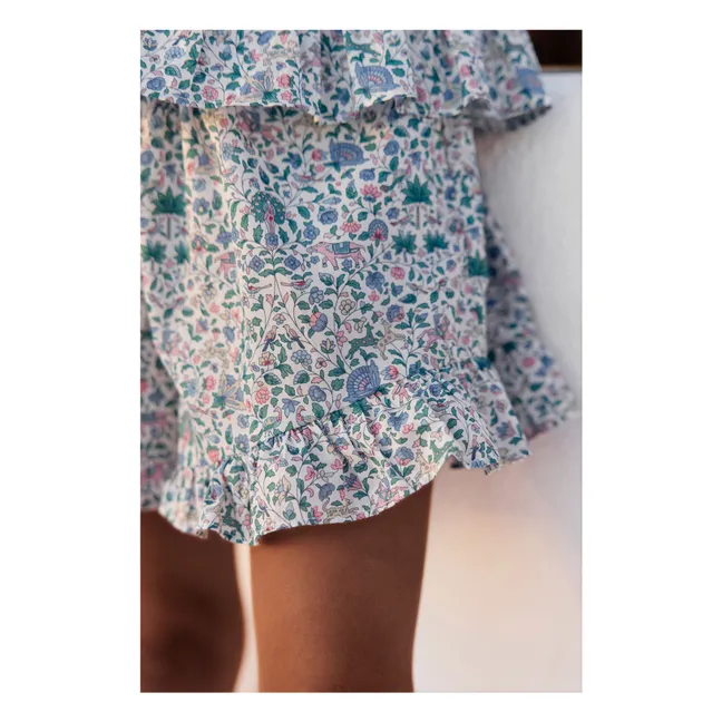 Conjunto de blusa y pantalón corto Liberty | Blanco