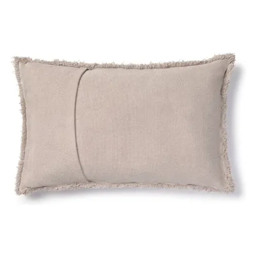 Coussin rectangulaire Stonewashed | Gris perle