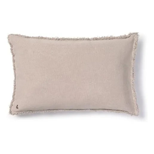 Lorena Canals Pearl Grey Stonewashed Rectangular Cushion