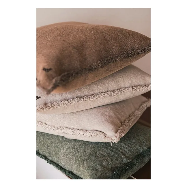 Coussin rectangulaire Stonewashed | Gris perle