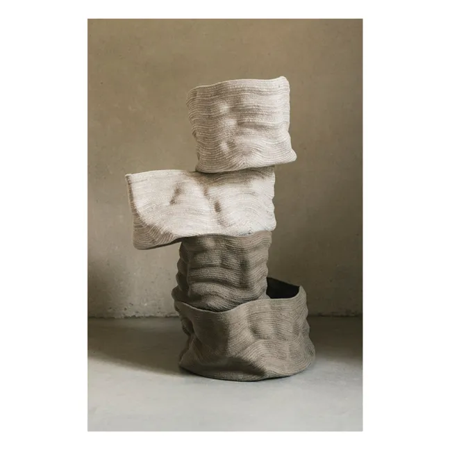 Panier de rangement Stonewashed | Marron