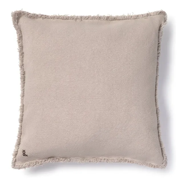 Coussin carré Stonewashed | Gris perle