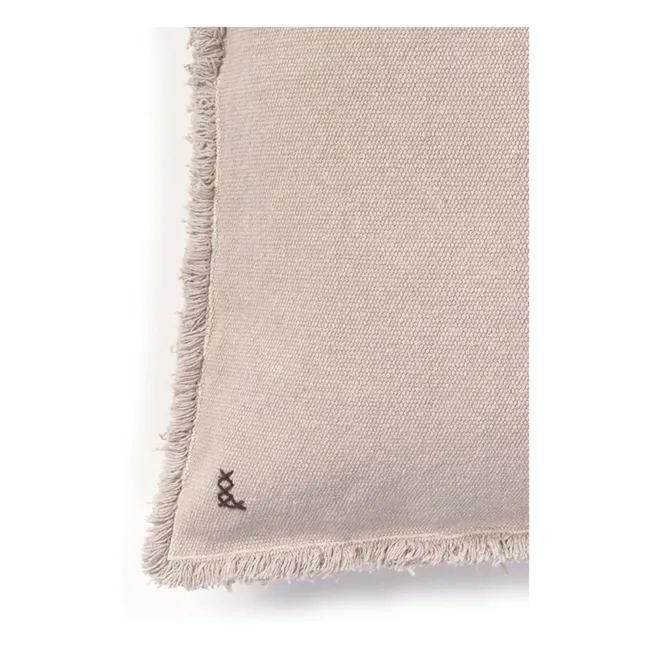 Coussin carré Stonewashed | Gris perle