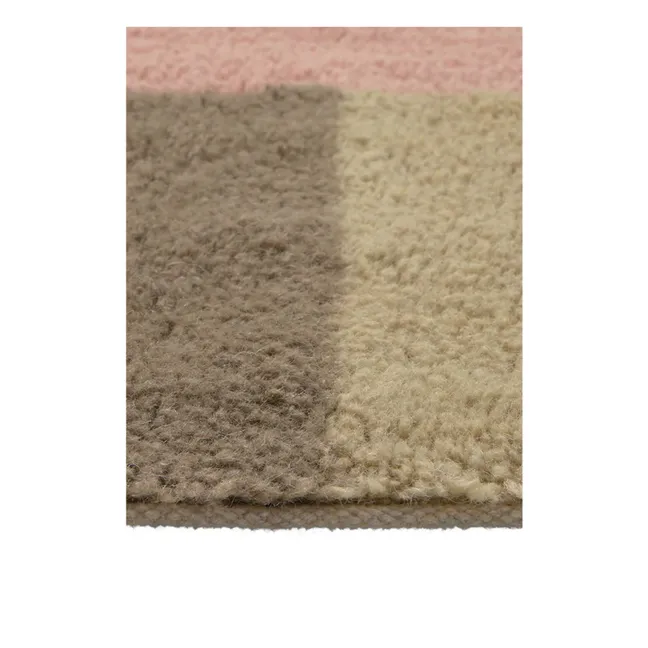 Wool runner carpet Chroma | Green