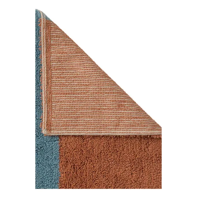 Tapis en laine Chroma | Rouille