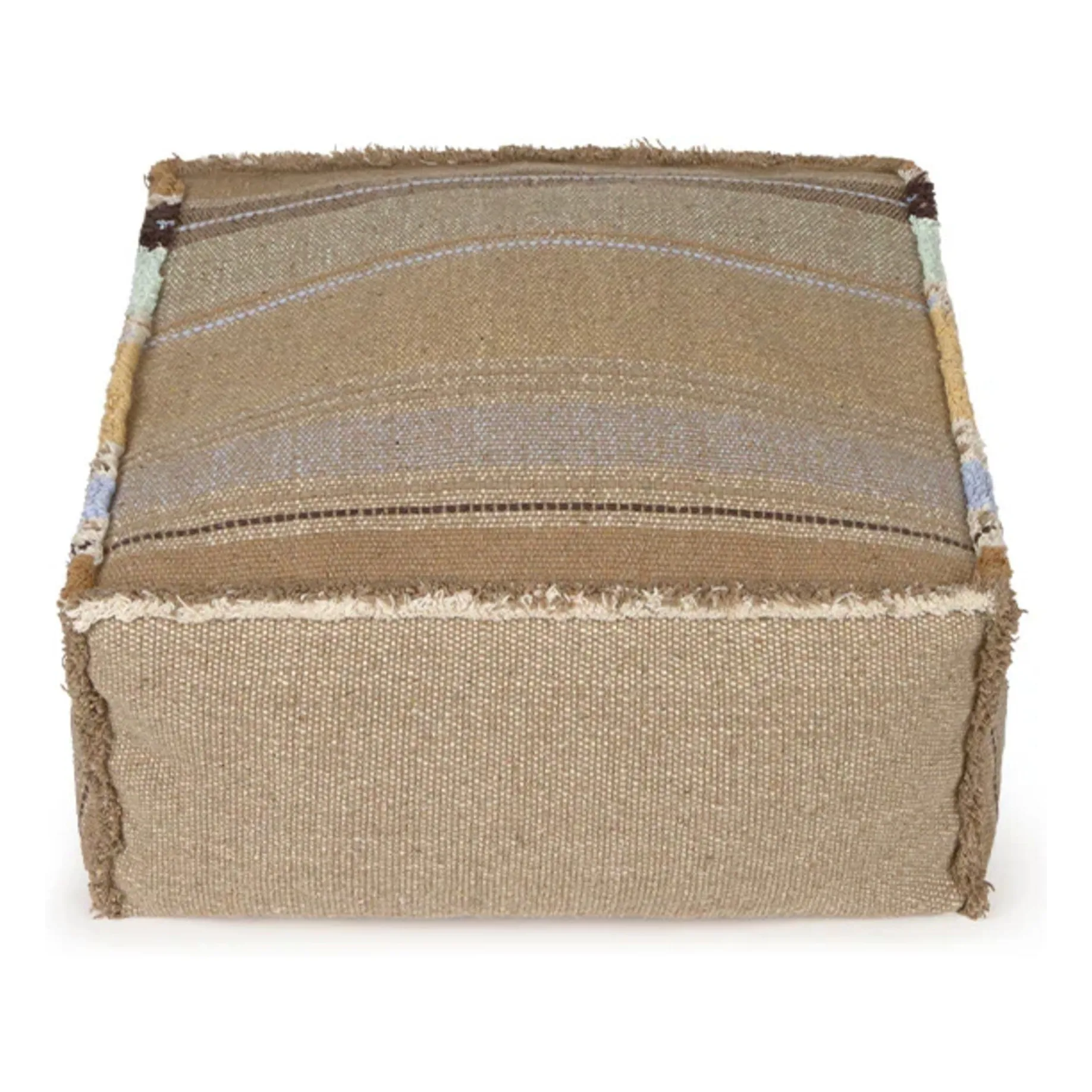 Lorena Canals Beige Pouf Puebla
