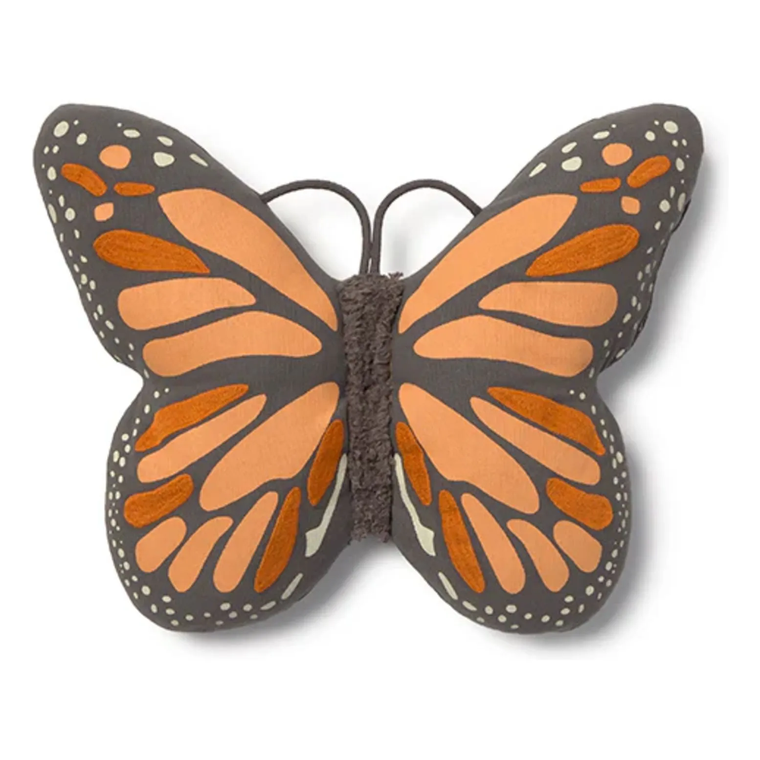 Lorena Canals Orange Butterfly Cushion