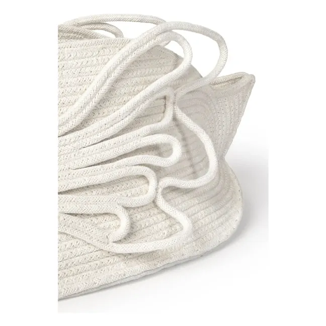 Panier de rangement Cygne | Blanc