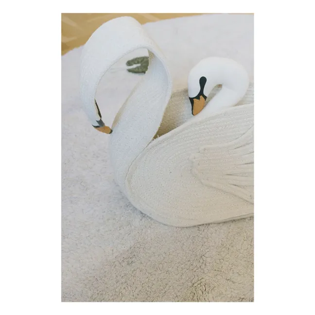 Cygne storage basket | White