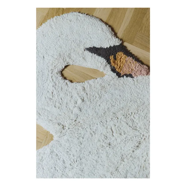 Tappeto Cigno | Bianco