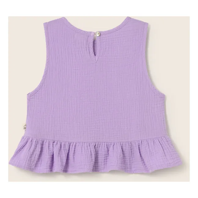 Top Blair Gaze de Coton | Lavande