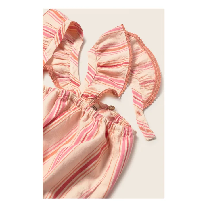 Top de rayas Ava Algodón orgánico | Rosa- Imagen del producto n°4