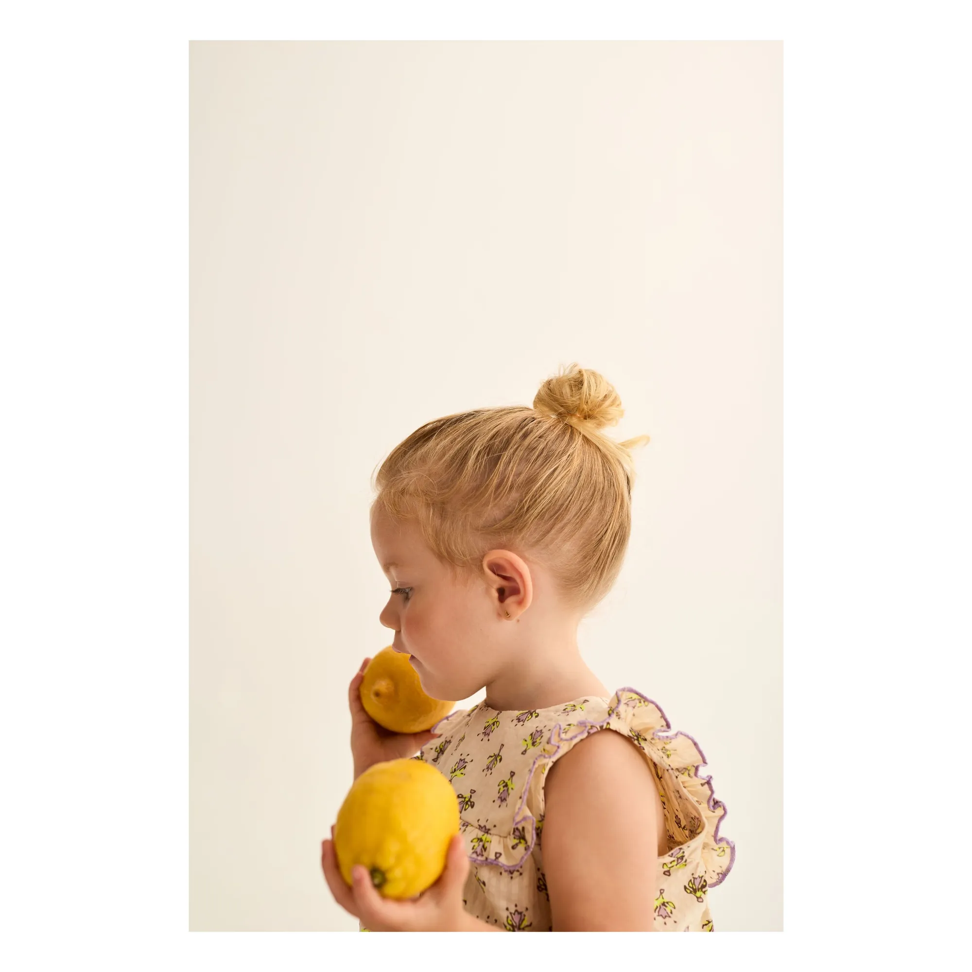 Top Ari Fleuri Coton Bio | Lavande- Image produit n°4