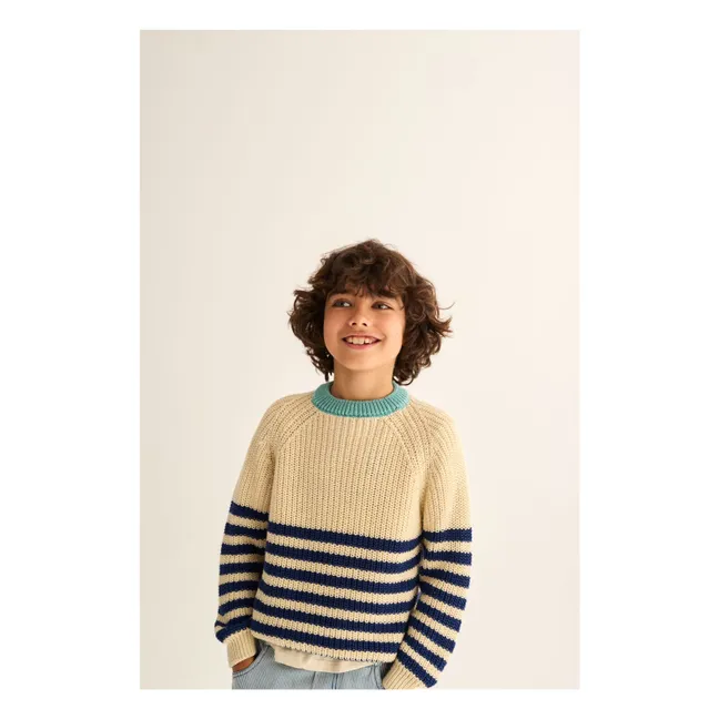 Jersey de rayas Reed | Azul Marino