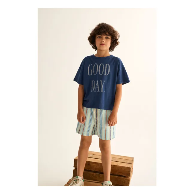 T-shirt Jon Good Day | Bleu marine