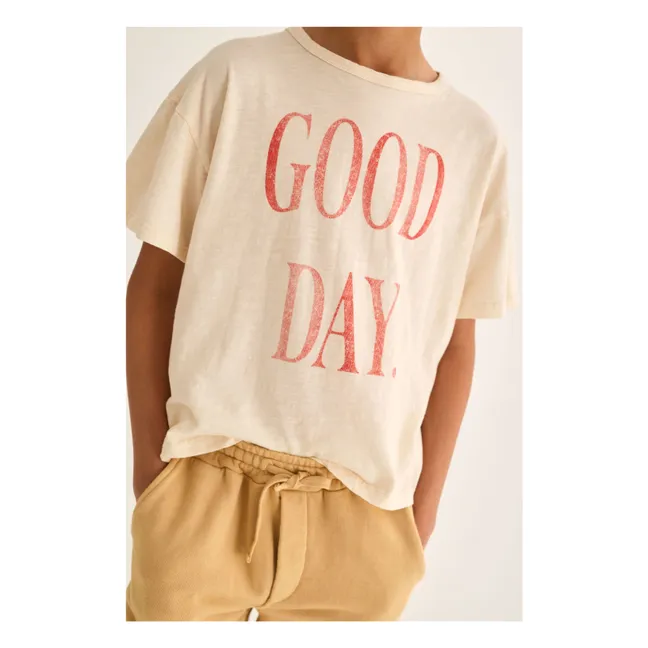 Camiseta Jon Good Day | Marfil